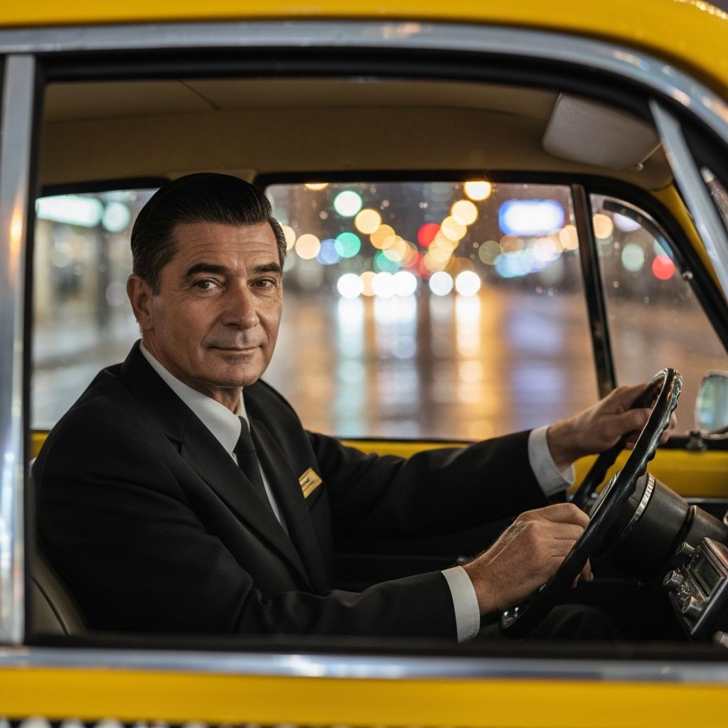 Șofer în timpul nopții